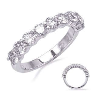 White Gold Wedding Band