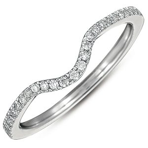 White Gold Matching Band