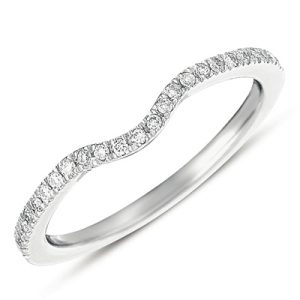 White Gold Matching Band