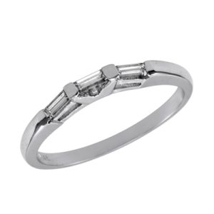 White Gold Matching Band