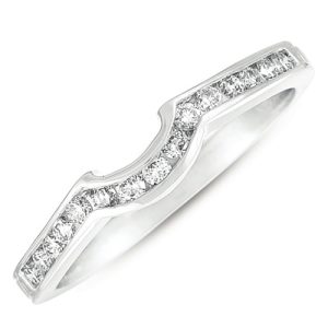 White Gold Matching Band