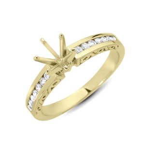 Yello Gold Engagement Ring