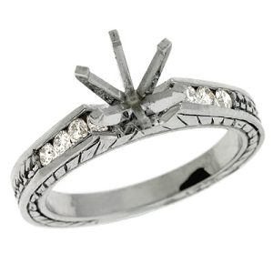 White Gold Engagement Ring