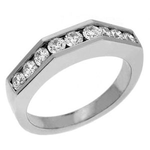 White Gold Matching Band