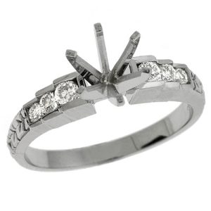 White Gold Engagement Ring