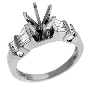 White Gold Engagement Ring