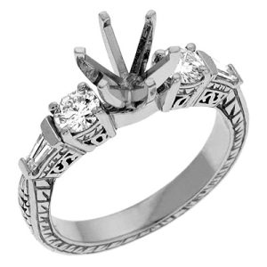 White Gold Engagement Ring