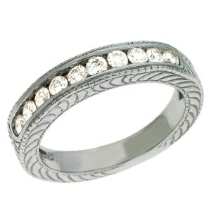 White Gold Matching Band