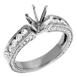 White Gold Engagement Ring