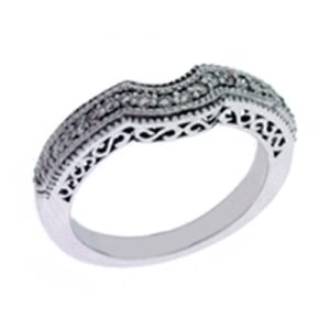 White Gold Matching Band