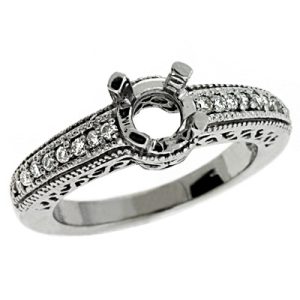 White Gold Engagement Ring