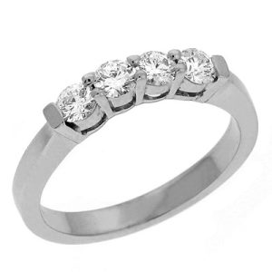 White Gold Matching Band