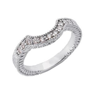 White Gold Wedding Band