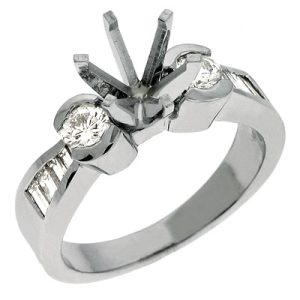 White Gold Engagement Ring