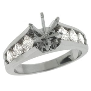 White Gold Engagement Ring