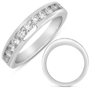 White Gold Matching Band