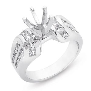 White Gold Engagement Ring