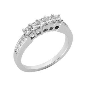 White Gold Matching Band