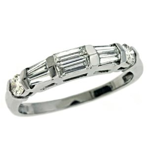 White Gold Matching Band