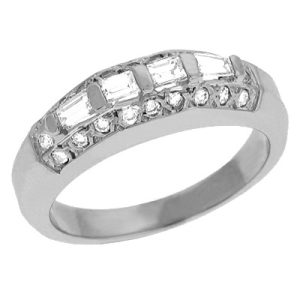 White Gold Matching Band