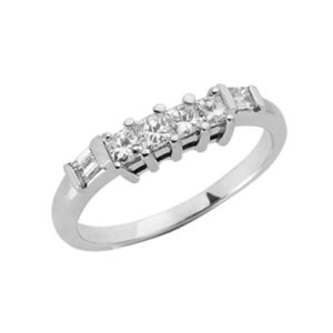 White Gold Matching Band