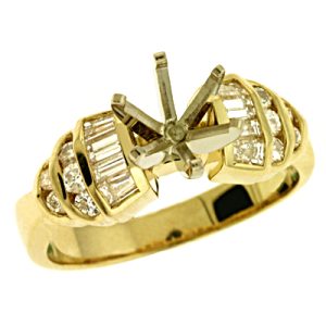 Yellow Gold Engagement Ring