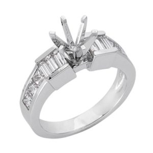 White Gold Engagement Ring