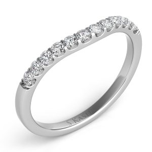 White Gold Matching Band
