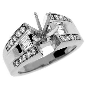 White Gold Engagement Ring