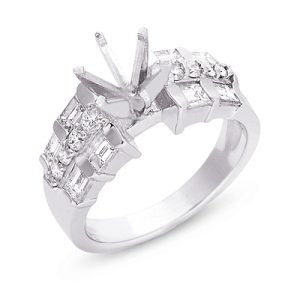 White Gold Engagement Ring