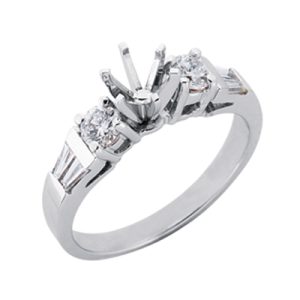 White Gold Engagement Ring