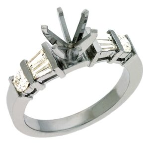 White Gold Engagement Ring