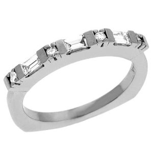 White Gold Matching Band
