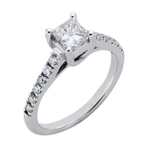 White Gold Engagement Ring