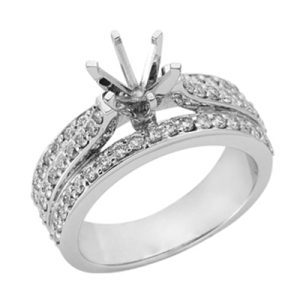 White Gold Engagement Ring