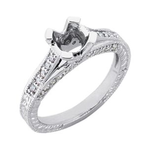 White Gold Engagement Ring