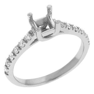 White Gold Engagement Ring