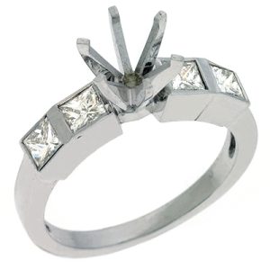 White Gold Engagement Ring