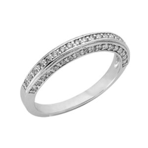 White Gold Matching Band