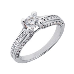 White Gold Engagement Ring