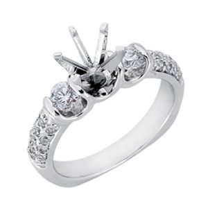 White Gold Engagement Ring