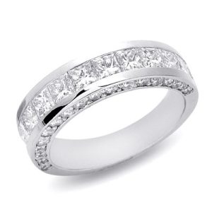 White Gold Mathing Band