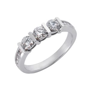 White Gold Matching Band