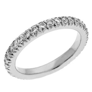 White Gold Diamond Band