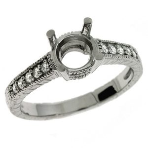 White Gold Engagement Ring