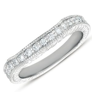 White Gold Matching Band