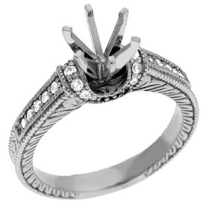 White Gold Engagement Ring