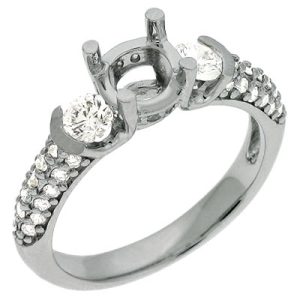 White Gold Engagement Ring