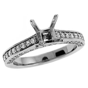 White Gold Engagement Ring