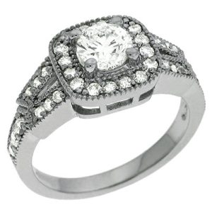 White Gold Engagement Ring